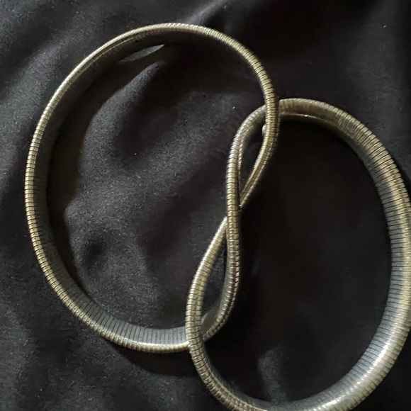 Vintage .999 Silver -Double Strand Flex  Band Bracelet ! - Picture 7 of 16